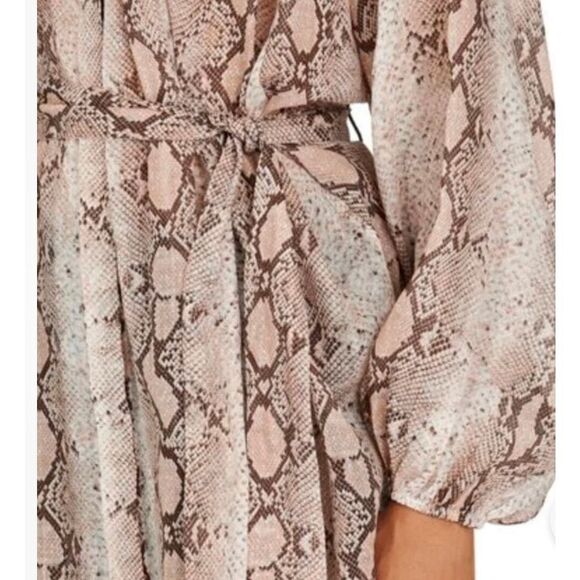 Zimmerman Bellitude Batwing Blouse Snakeskin Print Women's Size US 4 - Picture 12 of 12